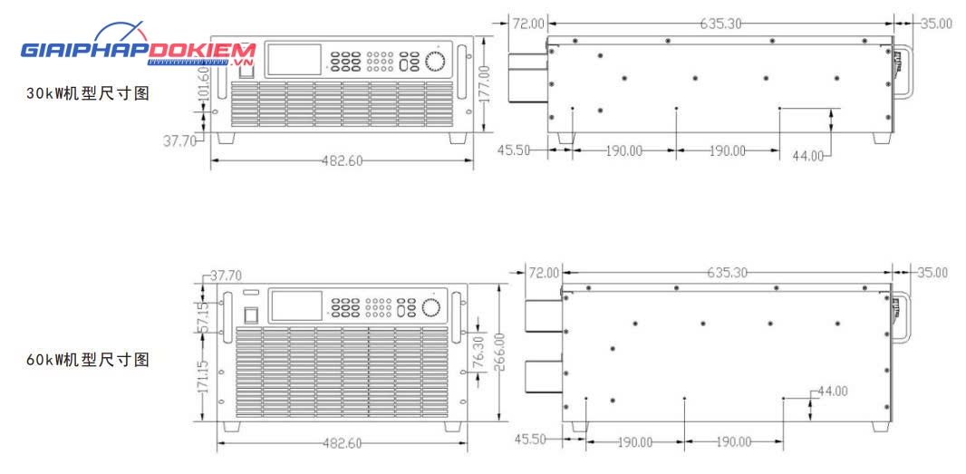 Nguồn lập trình DC công nghiệp Faith FTGK1200-1000-400 (1000V, 400A, 120kW) 16 Nguồn lập trình DC công nghiệp Faith FTGK1200-1000-400 (1000V, 400A, 120kW)