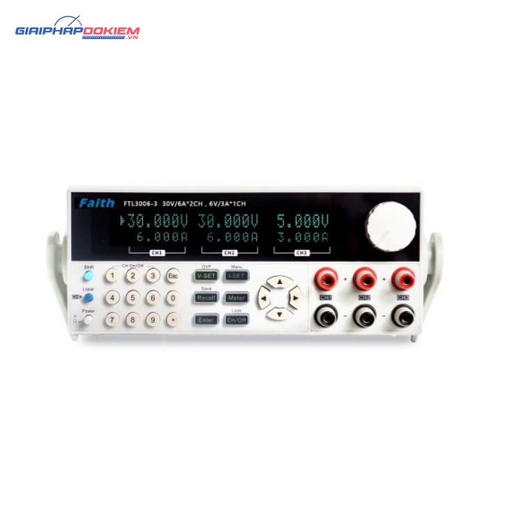 Nguồn lập trình DC 3 kênh Faith FTL3006-3 3 Nguồn lập trình DC 3 kênh Faith FTL3006-3