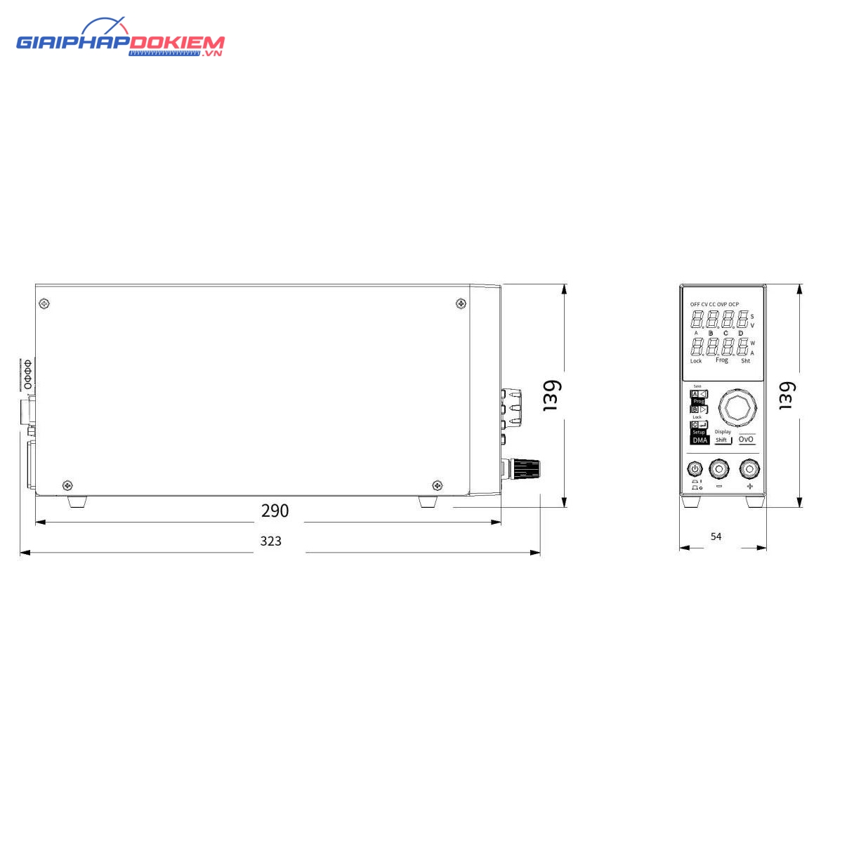 Nguồn lập trình DC Faith FTL8005P (100W, 81V, 5.1A, 10mV/1mA) 4 Nguồn lập trình DC Faith FTL8005P (100W, 81V, 5.1A, 10mV/1mA)