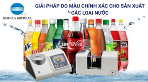Giải Pháp Đo Màu Chính Xác Cho Sản Xuất Các Loại Nước - Máy Đo Màu Konica Minolta 12 Giải pháp đo màu chính xác cho sản xuất các loại nước