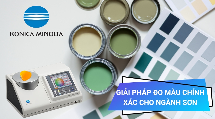 Giải Pháp Đo Màu Chính Xác Cho Ngành Sơn - Máy Đo Màu Konica Minolta 13 Giải Pháp Đo Màu Chính Xác Cho Ngành Sơn