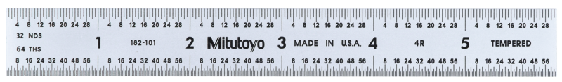 Thước Lá Thép 6" Inch Mitutoyo 182-101 6 thuoc la mitutoyo 182 101