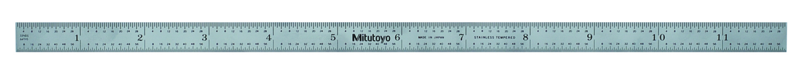Thước Lá Thép 12", Inch Mitutoyo 182-222 6 Thước lá thép Mitutoyo