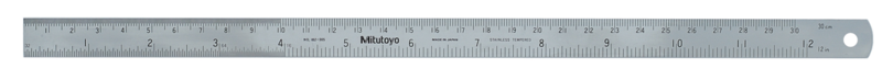 Thước Lá Thép 300mm/12", Metric/Inch Mitutoyo 182-305 6 thuoc la mitutoyo 182 305