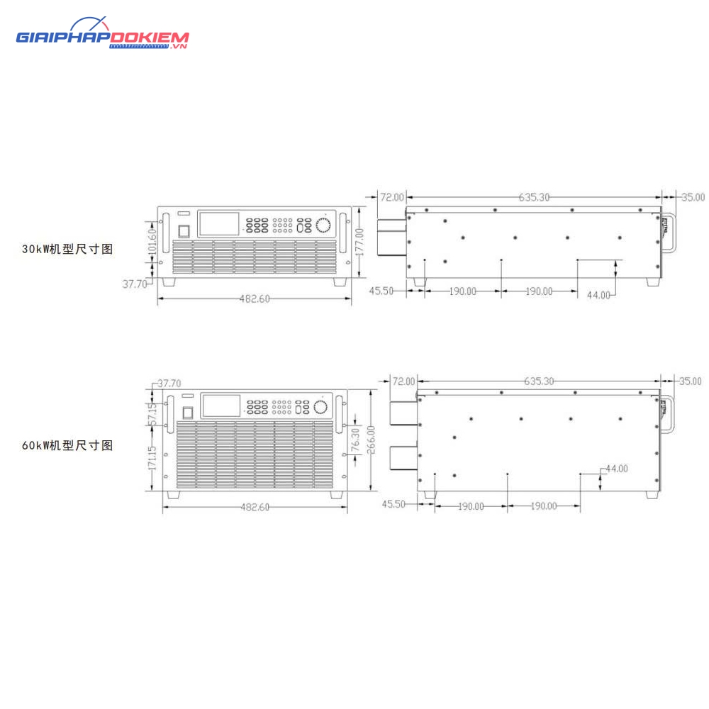 Nguồn lập trình DC công nghiệp Faith FTGK1200-1000-400 (1000V, 400A, 120kW) 9 Nguồn lập trình DC công nghiệp Faith FTGK1200-1000-400 (1000V, 400A, 120kW)