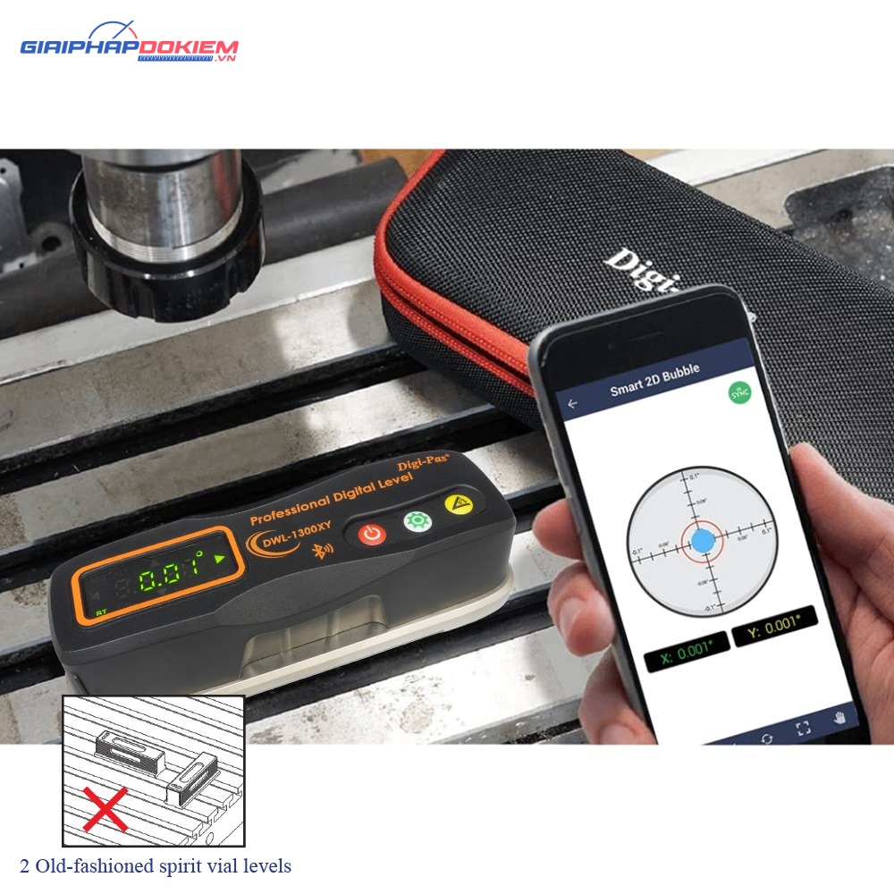 Máy cân bằng kỹ thuật số chính xác 2 trục Digi Pas DWL-1300XY 27 Máy cân bằng kỹ thuật số chính xác 2 trục Digi Pas DWL-1300XY