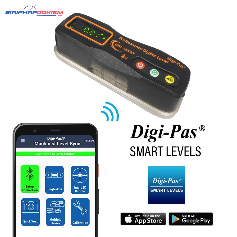 Máy cân bằng kỹ thuật số chính xác 2 trục Digi Pas DWL-1300XY 26 Máy cân bằng kỹ thuật số chính xác 2 trục Digi Pas DWL-1300XY