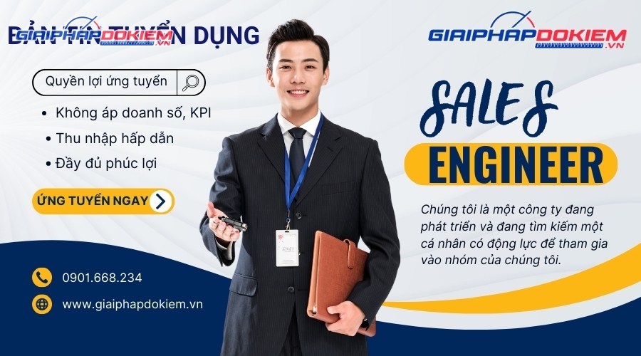 Giải Pháp Đo Kiểm Tuyển Dụng Sales Engineer - Thu Nhập Hấp Dẫn Tại Gò Vấp, TP.HCM 2 Tuyển dụng Sales Engineer