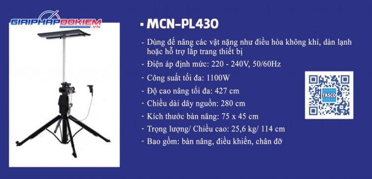 Thang nâng di động MCN-PL430 16 Thang nâng di động
