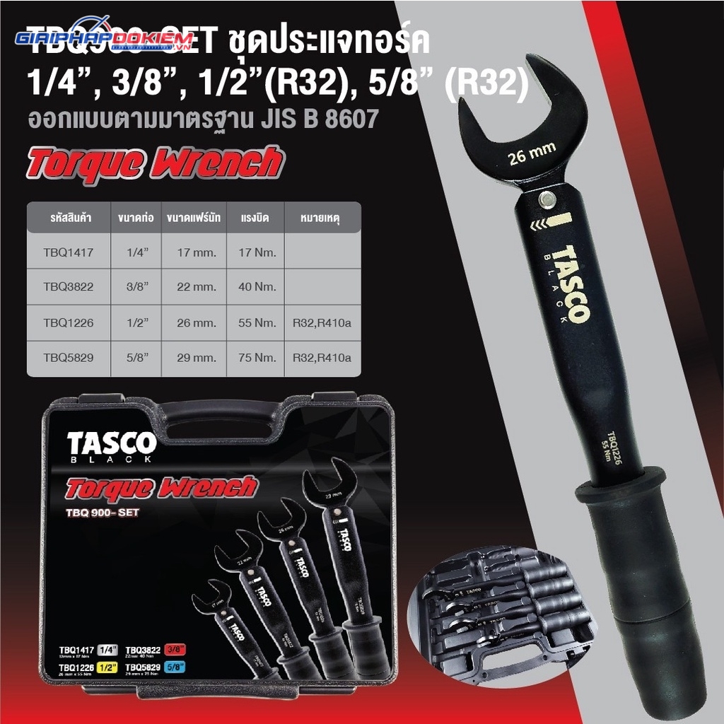 Cờ lê lực TASCO Black TBQ1226 6 Cờ lê lực TASCO Black TBQ1226