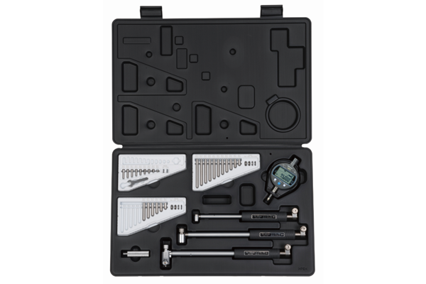 Bộ Đồng Hồ Đo Lỗ Trong Tiếp Xúc 2 Điểm 0,7-9", 18-150mm Mitutoyo 511-925-10 9 dong ho do lo 511 925 10