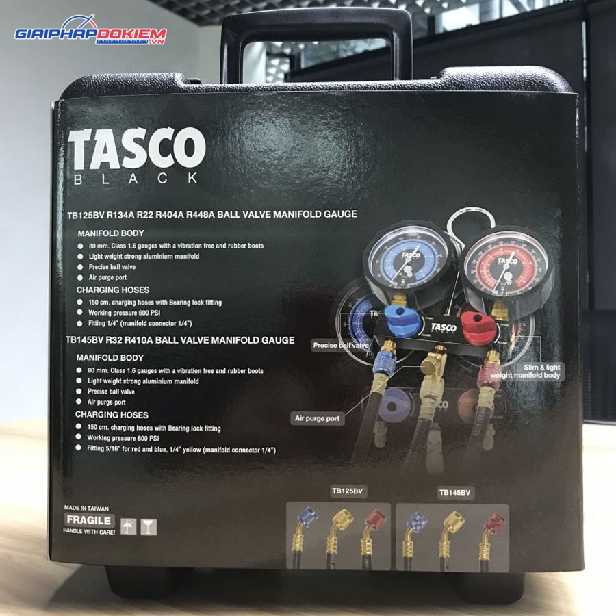 Đồng hồ áp suất ga Tasco TB145BV 6 Đồng hồ áp suất ga Tasco TB145BV