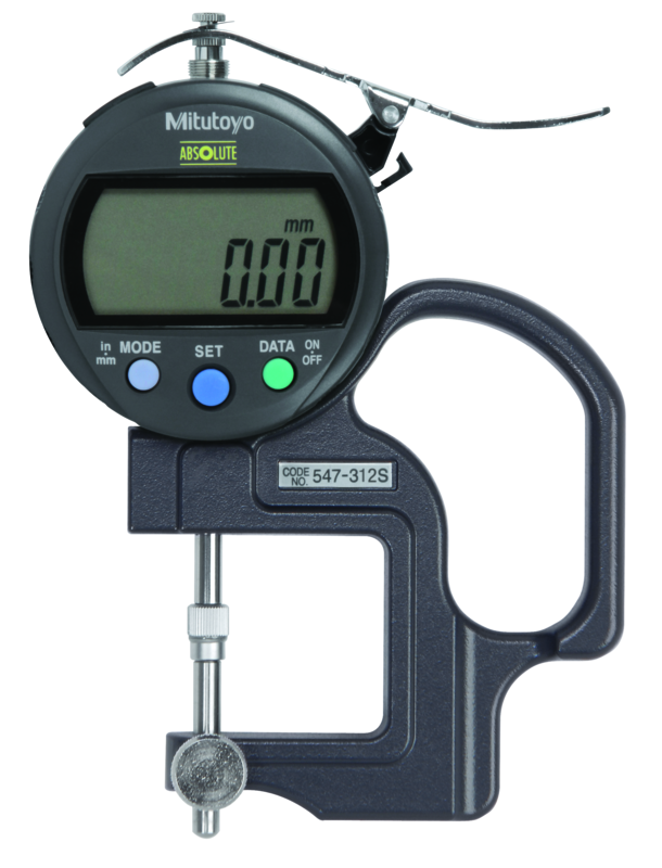 Đồng hồ đo độ dày điện tử,, 0-0,4", 0,0005" Mitutoyo 547-312S 3 Đồng hồ đo độ dày điện tử