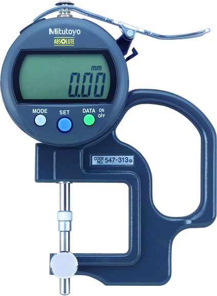 Đồng hồ đo độ dày điện tử, 0-10mm, , 0,01mm Mitutoyo 547-313 6 dong ho so dien tu do day 547 313