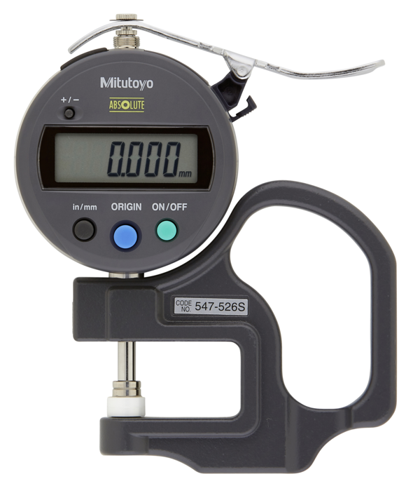 Đồng hồ đo độ dày điện tử, 0-0,47", 0,0001" Mitutoyo 547-526S 6 dong ho so dien tu do day 547 526s
