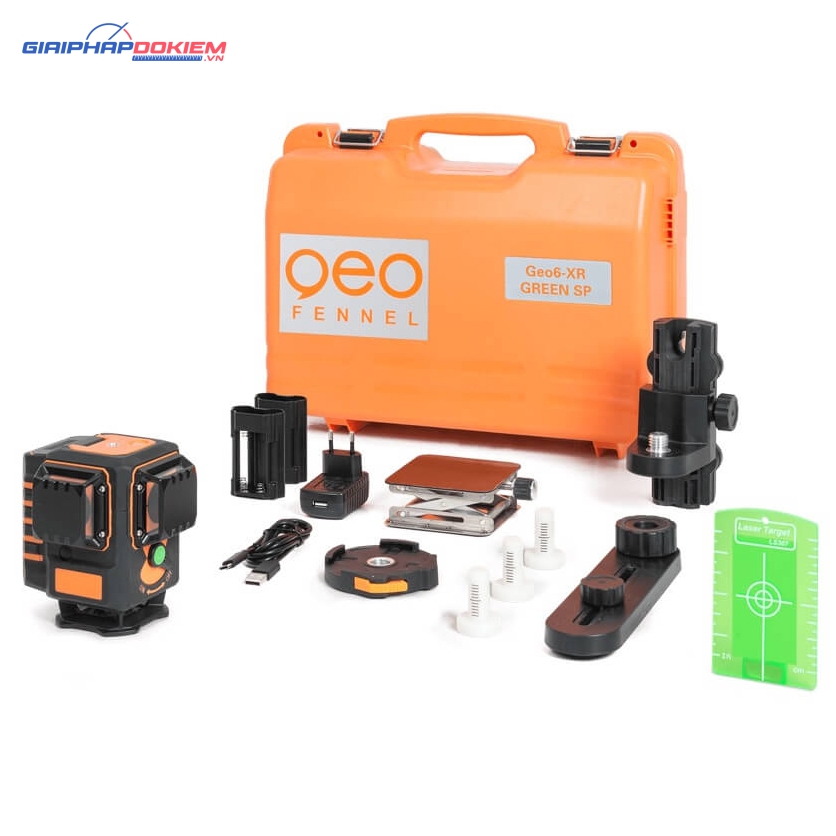 Máy đo laser cân bằng GEO6-XR Green SP 8 Máy đo laser cân bằng GEO6-XR Green SP