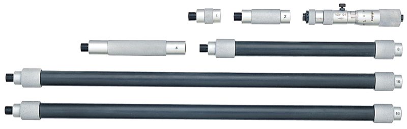 Panme đo trong dạng thanh nối Cơ Khí 4-52" Mitutoyo 139-180 6 Hình ảnh sản phẩm