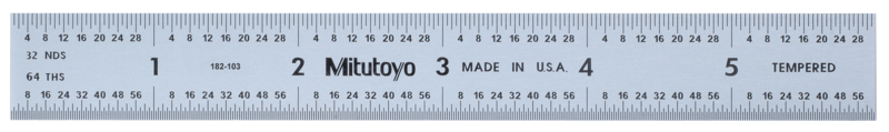 Thước Lá Thép 6" Inch Mitutoyo 182-103 6 thuoc la mitutoyo 182 103