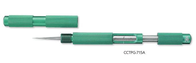 Dưỡng đo đường kính lỗ 0.1-3mm Niigataseiki trục côn đo lỗ tròn, Niigata Seiki CCTPG-715A 3 Dưỡng đo đường kính lỗ 0.1-3mm