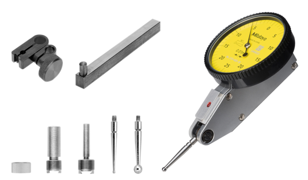 Đồng Hồ So Chân Gập, Dial Test Indicator, Horizontal Type 0,5mm, 0,01mm, 4/8mm Stem, with Bracket Mitutoyo 513-424-10T 12 dong ho so chan gap 513 424 10t
