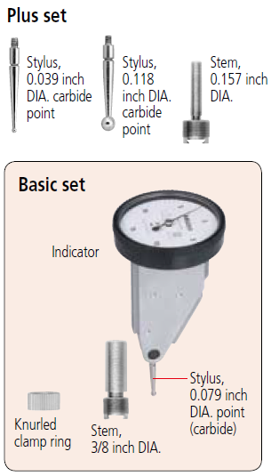 Đồng Hồ So Chân Gập, Dial Test Indicator Parallel Type 0,03", 0,0005", 4/9,52mm Stem Mitutoyo 513-482-10A 12 dong ho so chan gap 513 482 10a