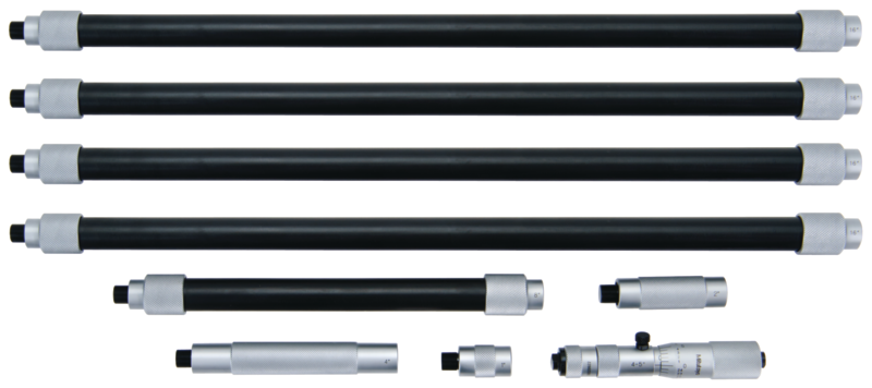Panme đo trong dạng thanh nối Cơ Khí 4-84" Mitutoyo 139-182 6 Panme Thanh Đo Trong