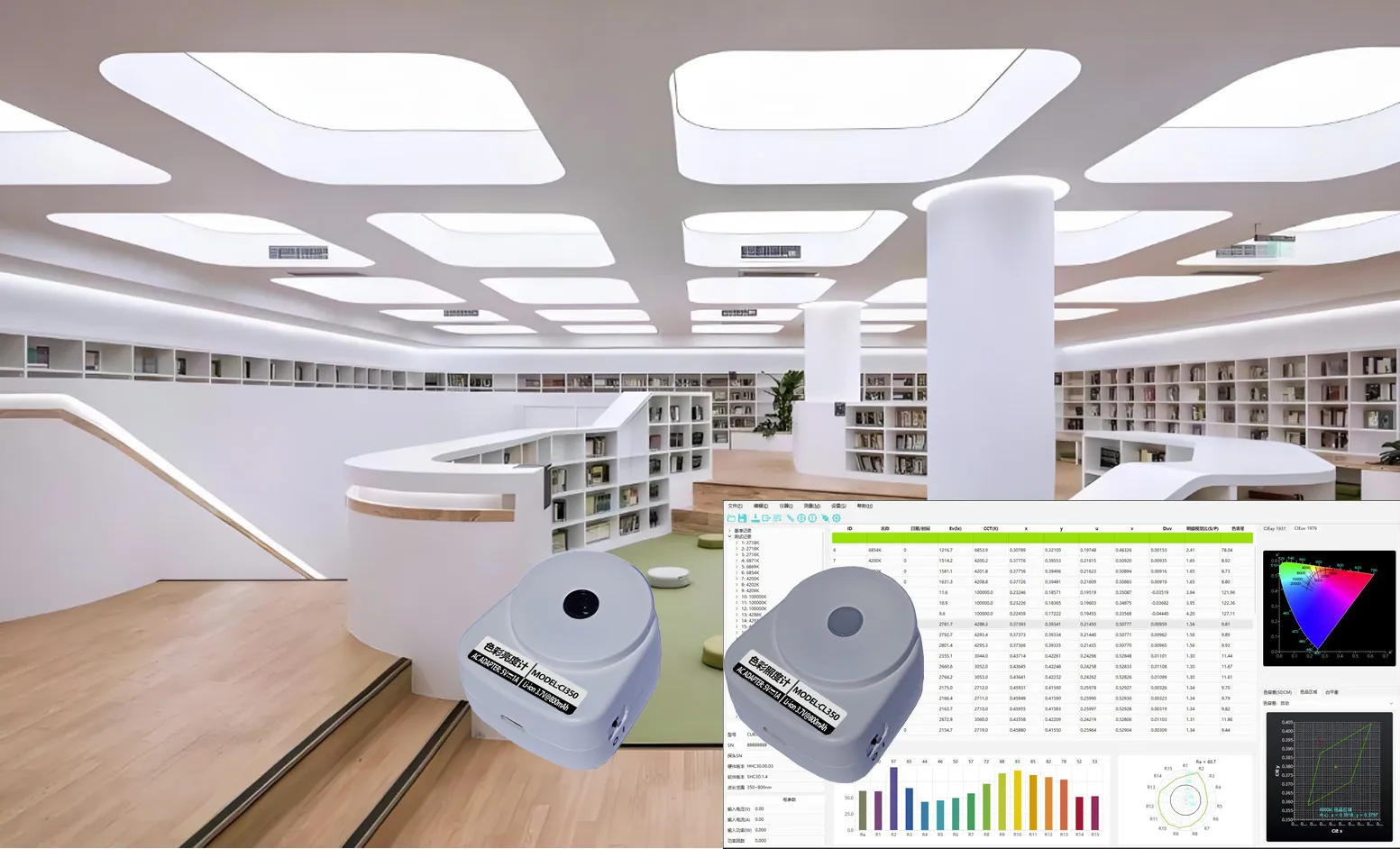 Máy đo màu độ rọi Huicolor CL350 29 07c3c73bb0318f5