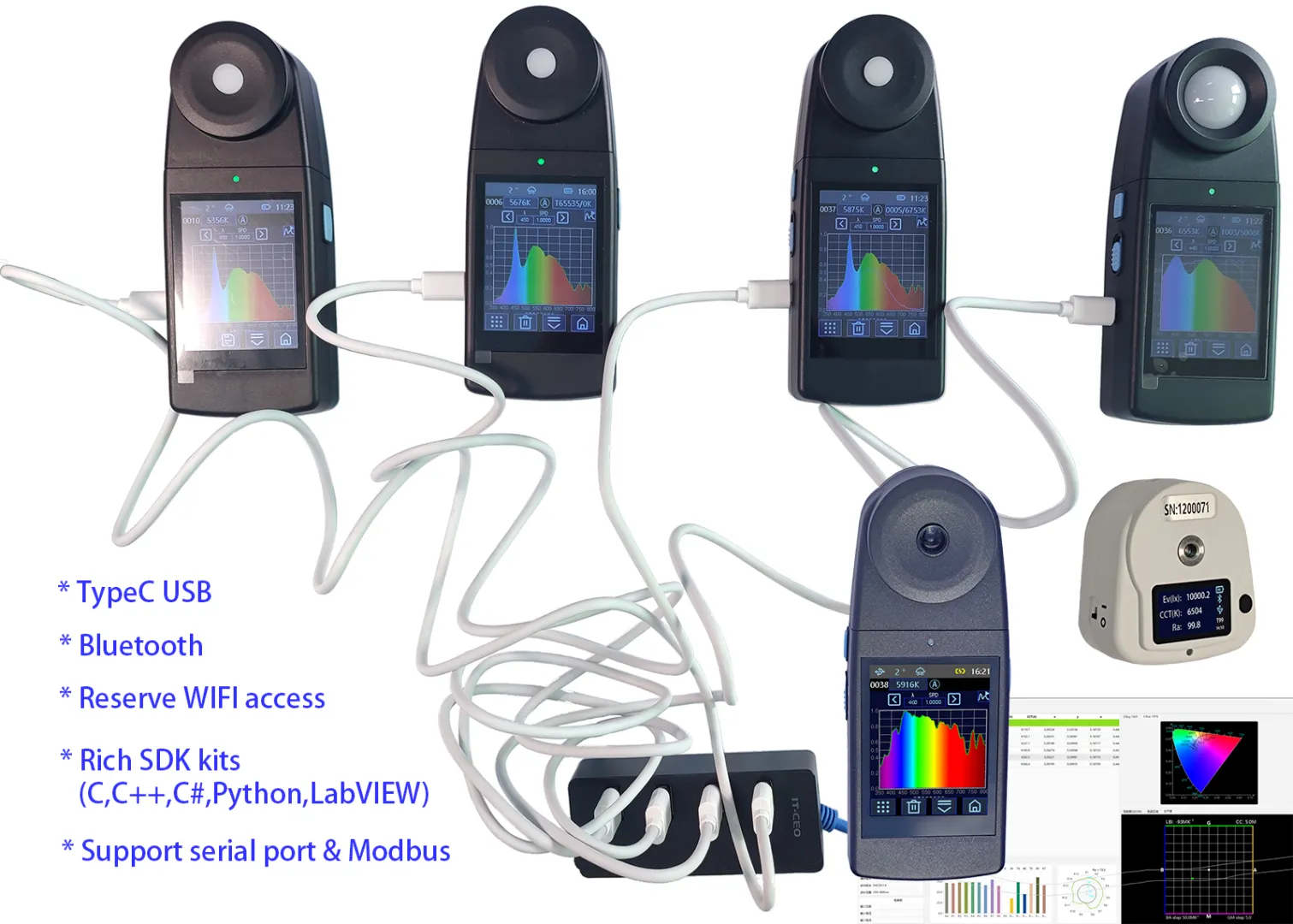 Máy đo màu độ rọi Huicolor CL350 23 3733fc4a8c89f9b