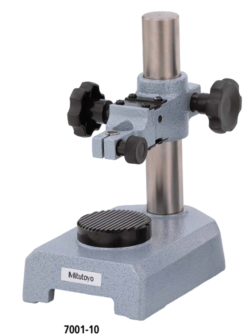 Đế gá đông hồ so chân thẳng với đế thép cứng D = 58mm, đế răng cưa Mitutoyo 7001-10 3 7001