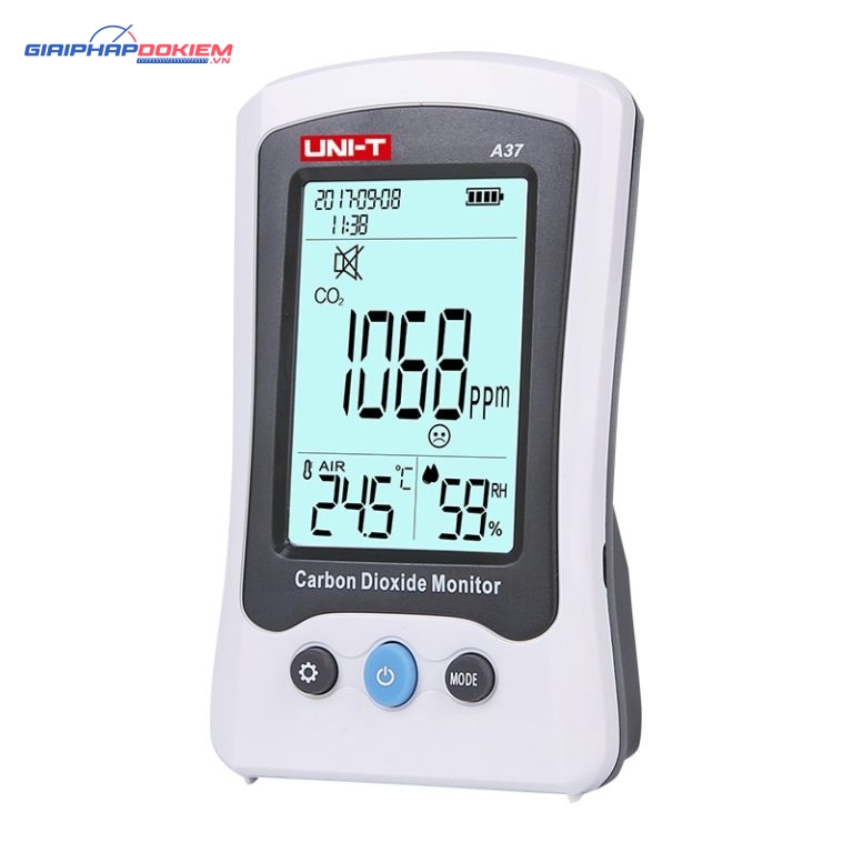 Máy đo nồng độ khí CO2 Uni-T A37 (5000ppm) 1 Máy đo nồng độ khí CO2 Uni-T A37 (5000ppm)