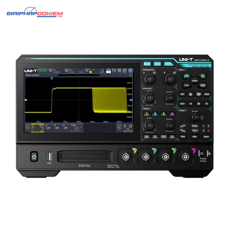 Máy hiện sóng độ phân giải cao Uni-T MSO1154HD (150MHz; 4CH) 1 Máy hiện sóng độ phân giải cao Uni-T MSO1154HD (150MHz; 4CH)