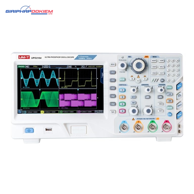 Máy hiện sóng Uni-T UPO2104 (100Mhz, 4CH) 1 Máy hiện sóng Uni-T UPO2104 (100Mhz, 4CH)