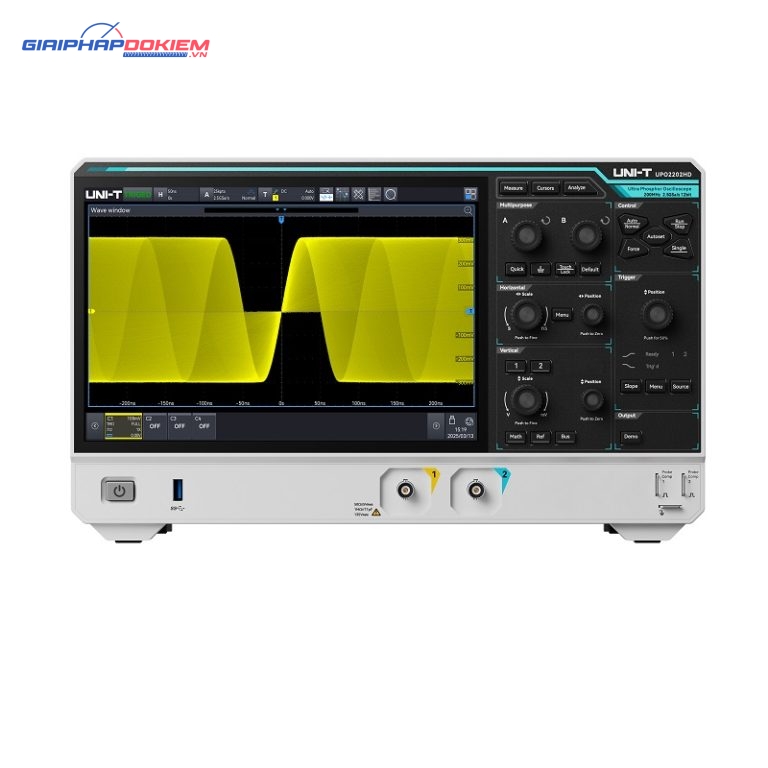 Máy hiện sóng độ phân giải cao Uni-T UPO2202HD (200MHz, 2CH) 1 Máy hiện sóng độ phân giải cao Uni-T UPO2202HD (200MHz, 2CH)
