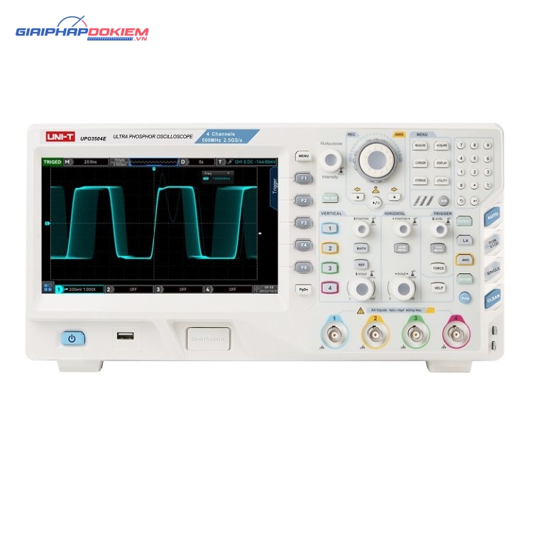 Máy hiện sóng Uni-T UPO3504E (500MHz, 4CH) 1 Máy hiện sóng Uni-T UPO3504E (500MHz, 4CH)