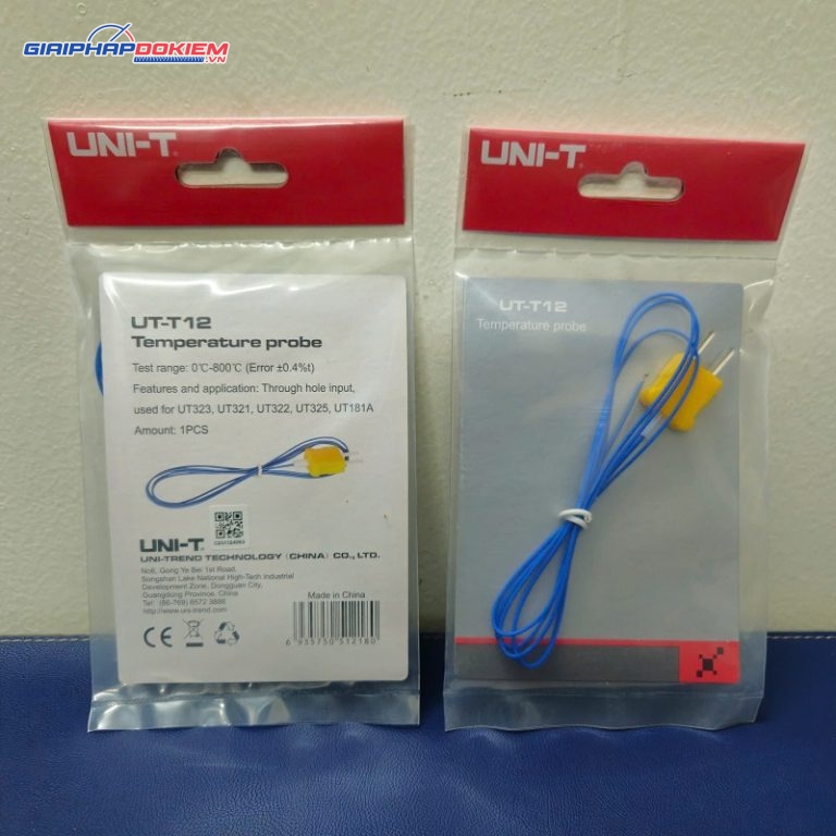 Đầu đo nhiệt độ Uni-T UT-T12 (800°C) 2 Đầu đo nhiệt độ Uni-T UT-T12 (800°C)