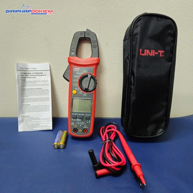 Ampe kìm đo AC/DC Uni-T UT203R (400A;600V) 3 Ampe kìm đo AC/DC Uni-T UT203R (400A;600V)