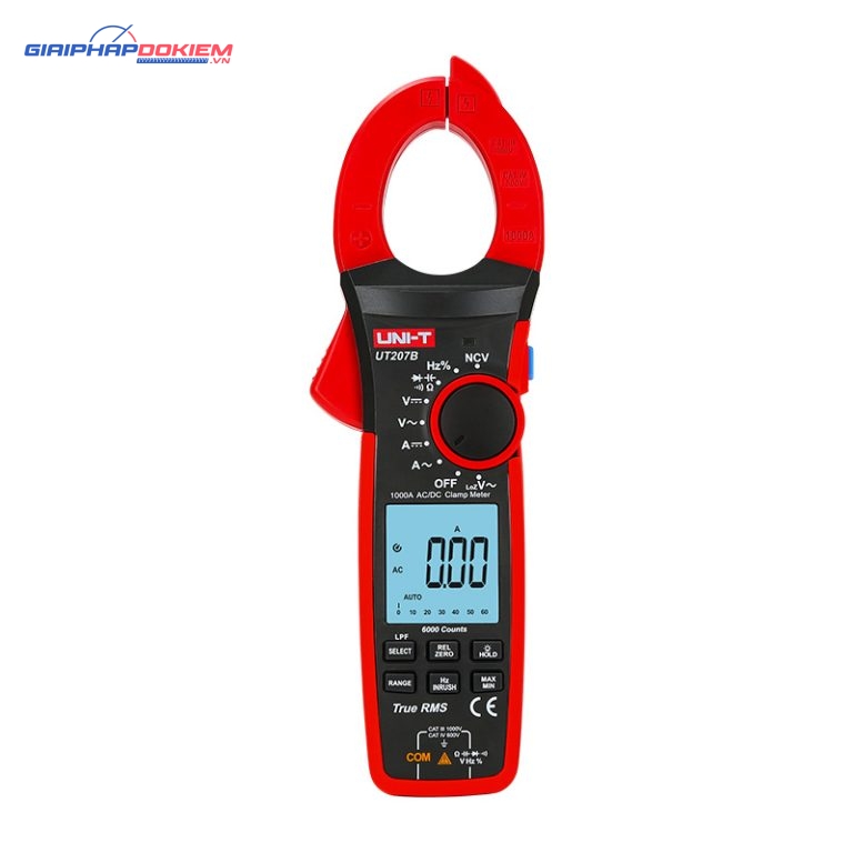 Ampe kìm đo dòng AC/DC Uni-T UT207B (1000A;1000V) 1 Ampe kìm đo dòng AC/DC Uni-T UT207B (1000A;1000V)