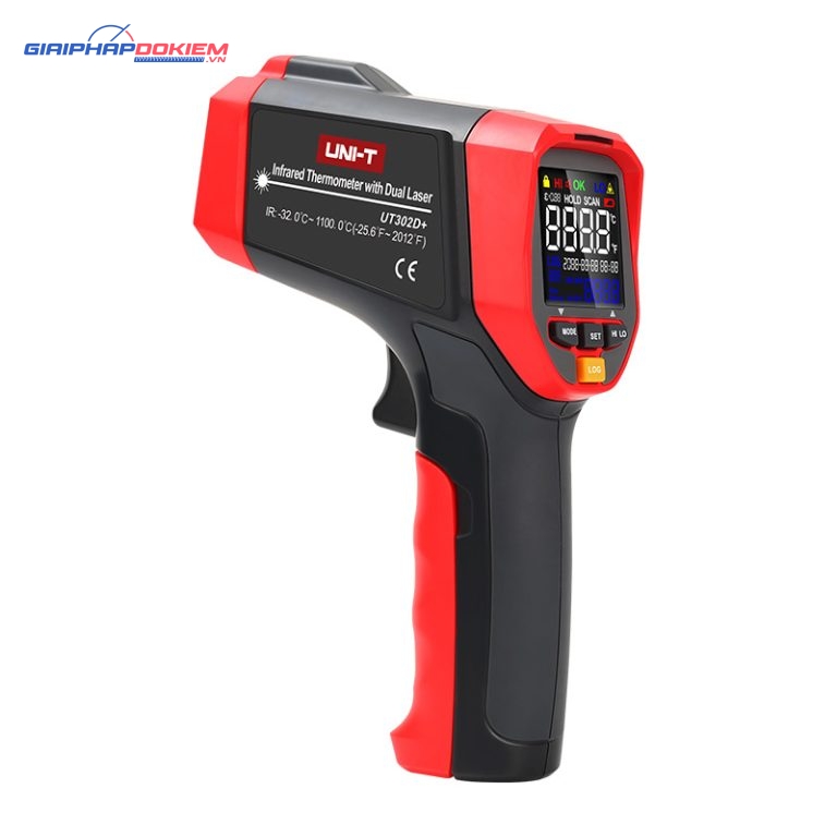 Máy đo nhiệt độ hồng ngoại Uni-T UT302D+(1100°C) 1 Máy đo nhiệt độ hồng ngoại Uni-T UT302D+(1100°C)