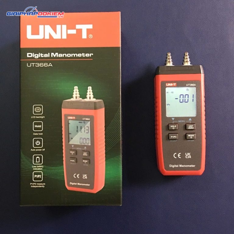 Máy đo áp suất chênh lệch Uni-T UT366A (150mbar) 2 Máy đo áp suất chênh lệch Uni-T UT366A (150mbar)