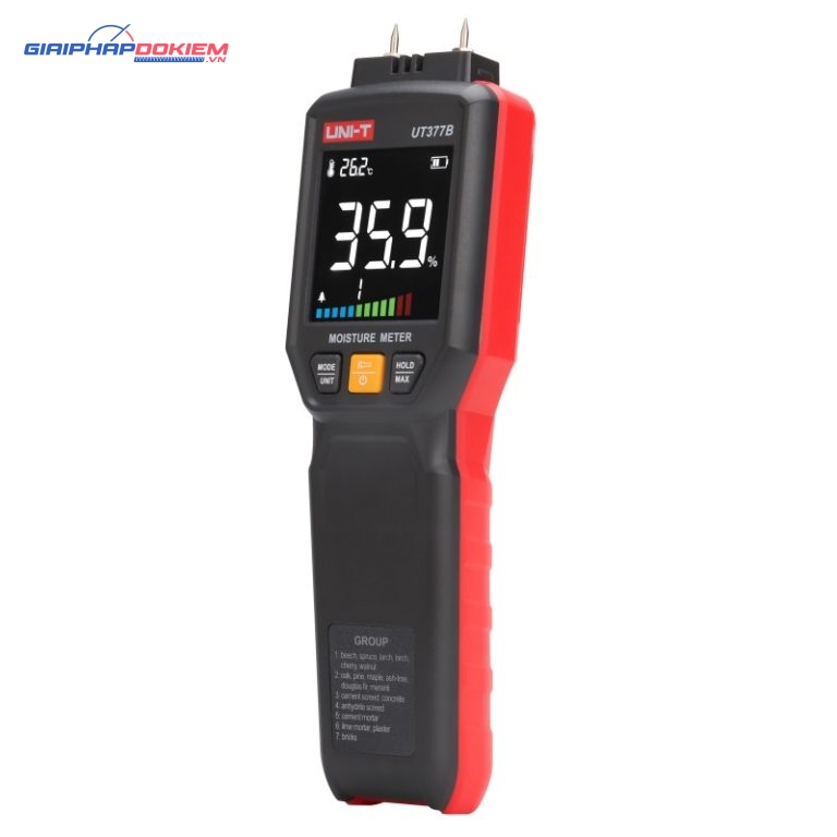 Máy đo độ ẩm gỗ Uni-T UT377B 1 Máy đo độ ẩm gỗ Uni-T UT377B