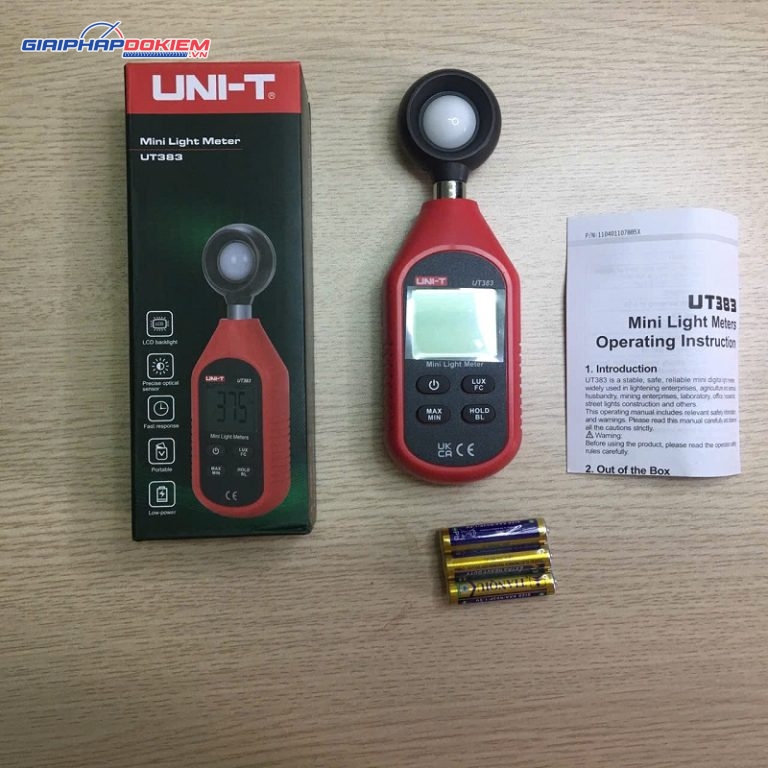 Máy đo ánh sáng Uni-T UT383 (199900Lux) 2 Máy đo ánh sáng Uni-T UT383 (199900Lux)