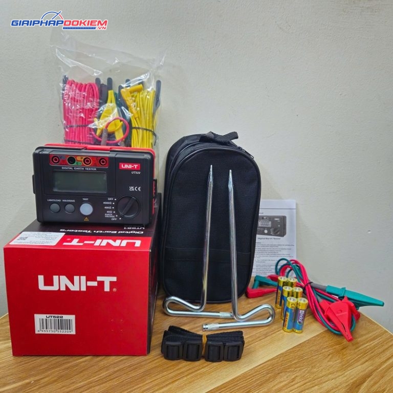 Đồng hồ đo điện trở đất Uni-T UT522 (0Ω-4000Ω) 2 Đồng hồ đo điện trở đất Uni-T UT522 (0Ω-4000Ω)