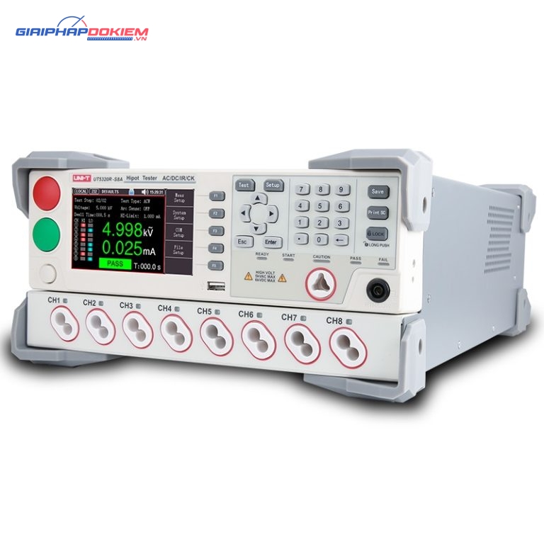 Thiết bị kiểm tra an toàn điện Uni-T UT5320R-S8A (AC/DC/IR/8CH) 1 Thiết bị kiểm tra an toàn điện Uni-T UT5320R-S8A (AC/DC/IR/8CH)