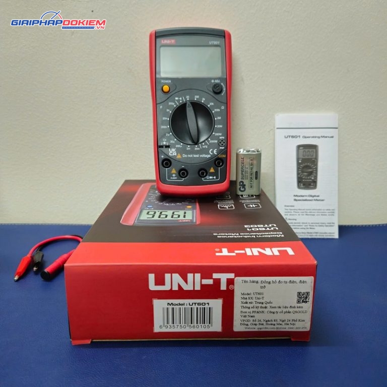 Máy đo tụ điện, điện trở Uni-T UT601 (2000MΩ;20mF) 2 Máy đo tụ điện, điện trở Uni-T UT601 (2000MΩ;20mF)