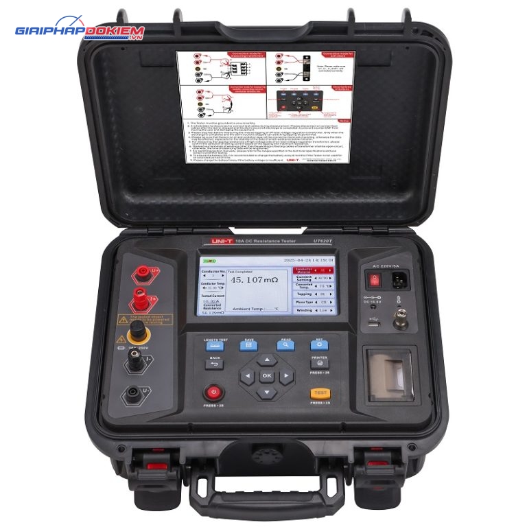 Máy đo điện trở nhỏ cuộn dây Uni-T UT620T (100μΩ-1MΩ) 1 Máy đo điện trở nhỏ cuộn dây Uni-T UT620T (100μΩ-1MΩ)