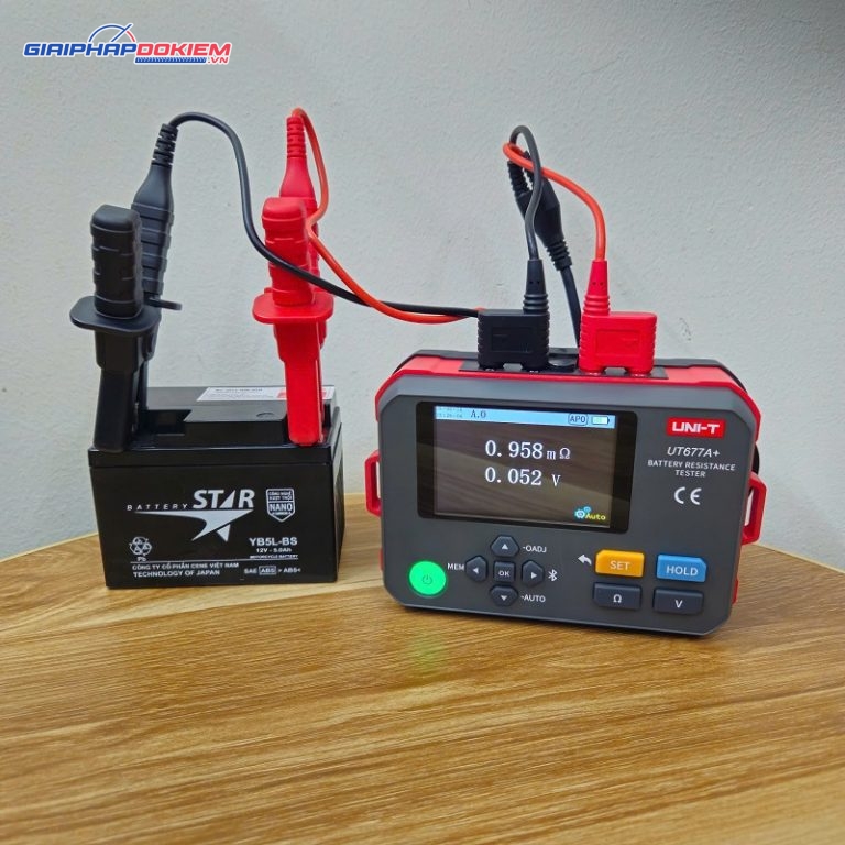 Máy đo nội trở pin ắc quy Uni-T UT677A+ (0mΩ đến 3mΩ; 71V) 2 Máy đo nội trở pin ắc quy Uni-T UT677A+ (0mΩ đến 3mΩ; 71V)