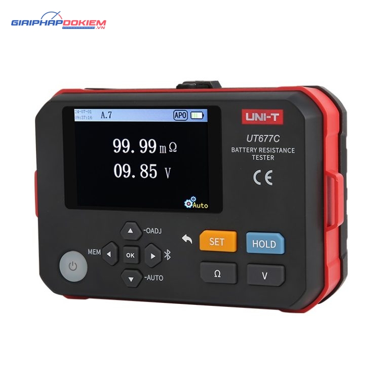 Máy đo nội trở ắc quy Uni-T UT677C (0mΩ-3mΩ; 120V) 1 Máy đo nội trở ắc quy Uni-T UT677C (0mΩ-3mΩ; 120V)