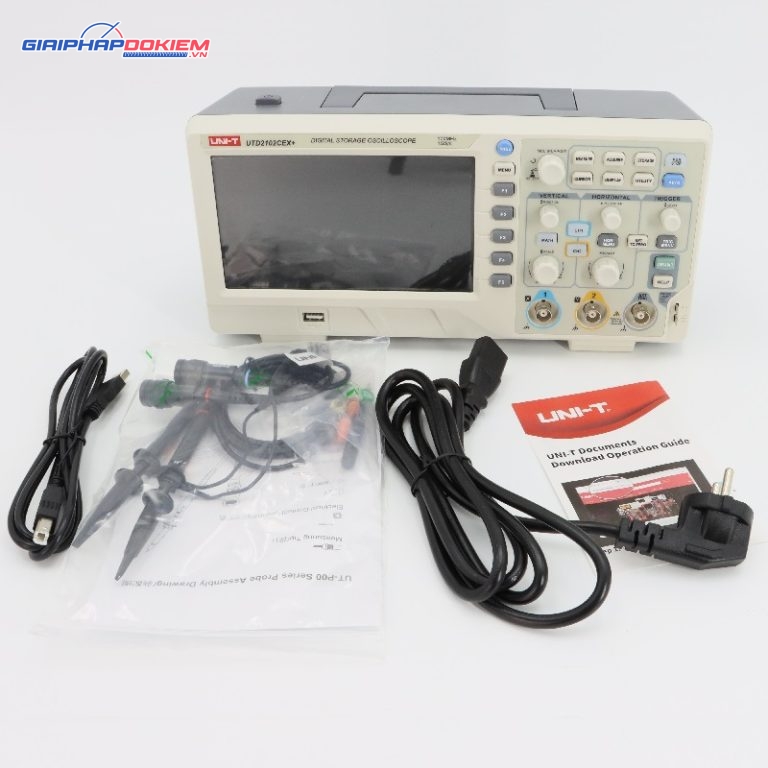 Máy đo hiện sóng Uni-T UTD2102CEX+ (100MHz, 2CH) 3 Máy đo hiện sóng Uni-T UTD2102CEX+ (100MHz, 2CH)