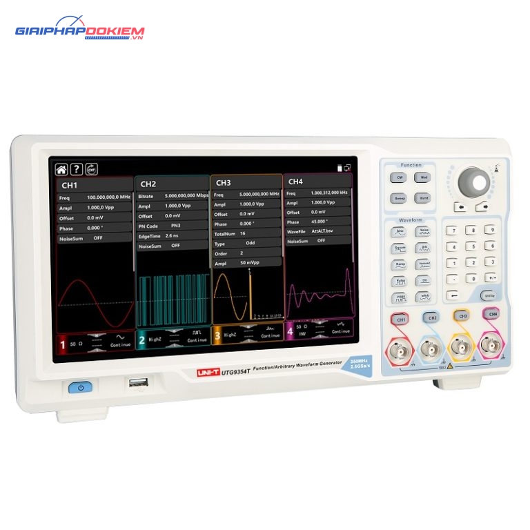 Máy phát xung tùy ý Uni-T UTG9354T (350MHz;2.5GSa/s;4CH) 1 Máy phát xung tùy ý Uni-T UTG9354T (350MHz;2.5GSa/s;4CH)