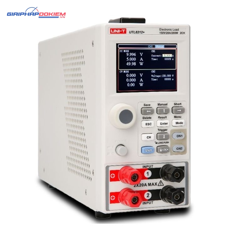 Tải điện tử DC Uni-T UTL8212+(150V/20A/400W/2CH) 3 Tải điện tử DC Uni-T UTL8212+(150V/20A/400W/2CH)